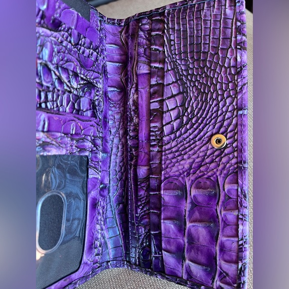 NWT Brahmin Ady in ULTRAVIOLET Ombre All Over Wallet - Picture 10 of 13